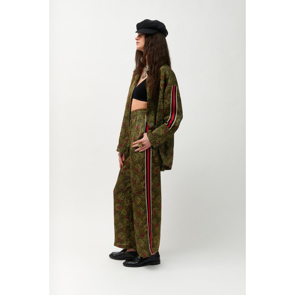 Cloud9byL • Nova Oversized Shirt • Olive Green - Image 3