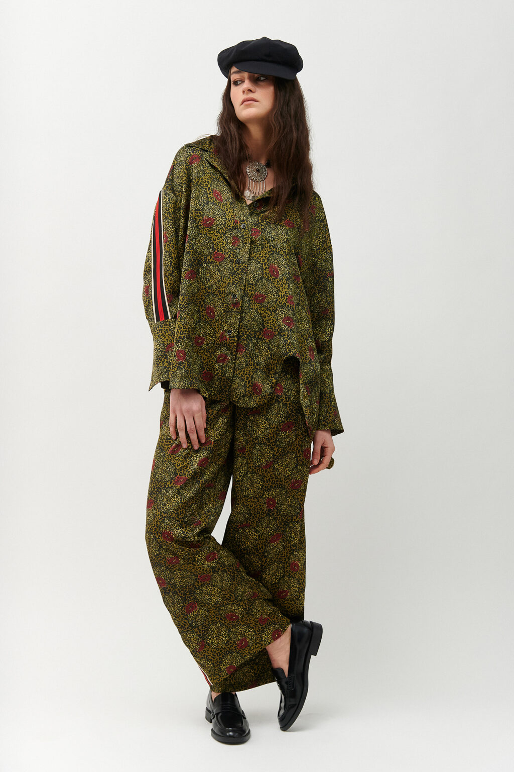 Cloud9byL • Harlow Oversized Pants • Olive Green