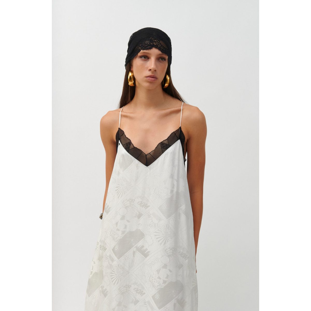 Cloud9byL • Shade Maxi SleepDress • White jacquard - Image 2