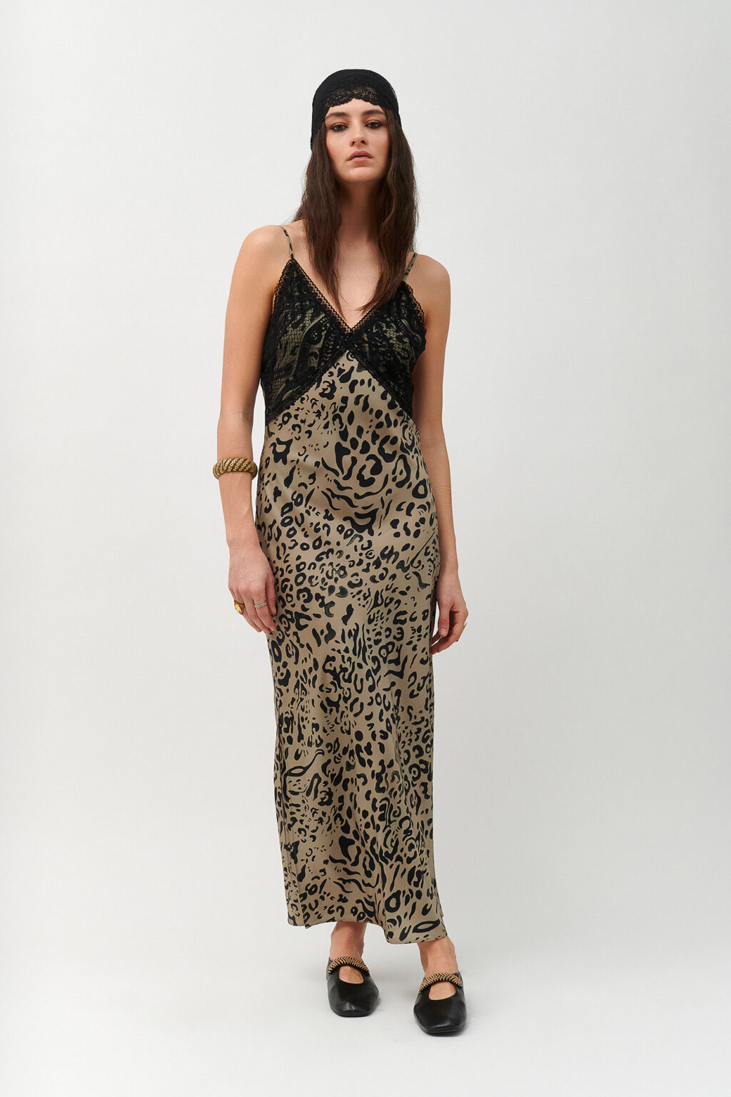 Cloud9byL • Jagger Dress • Leopard Green Black