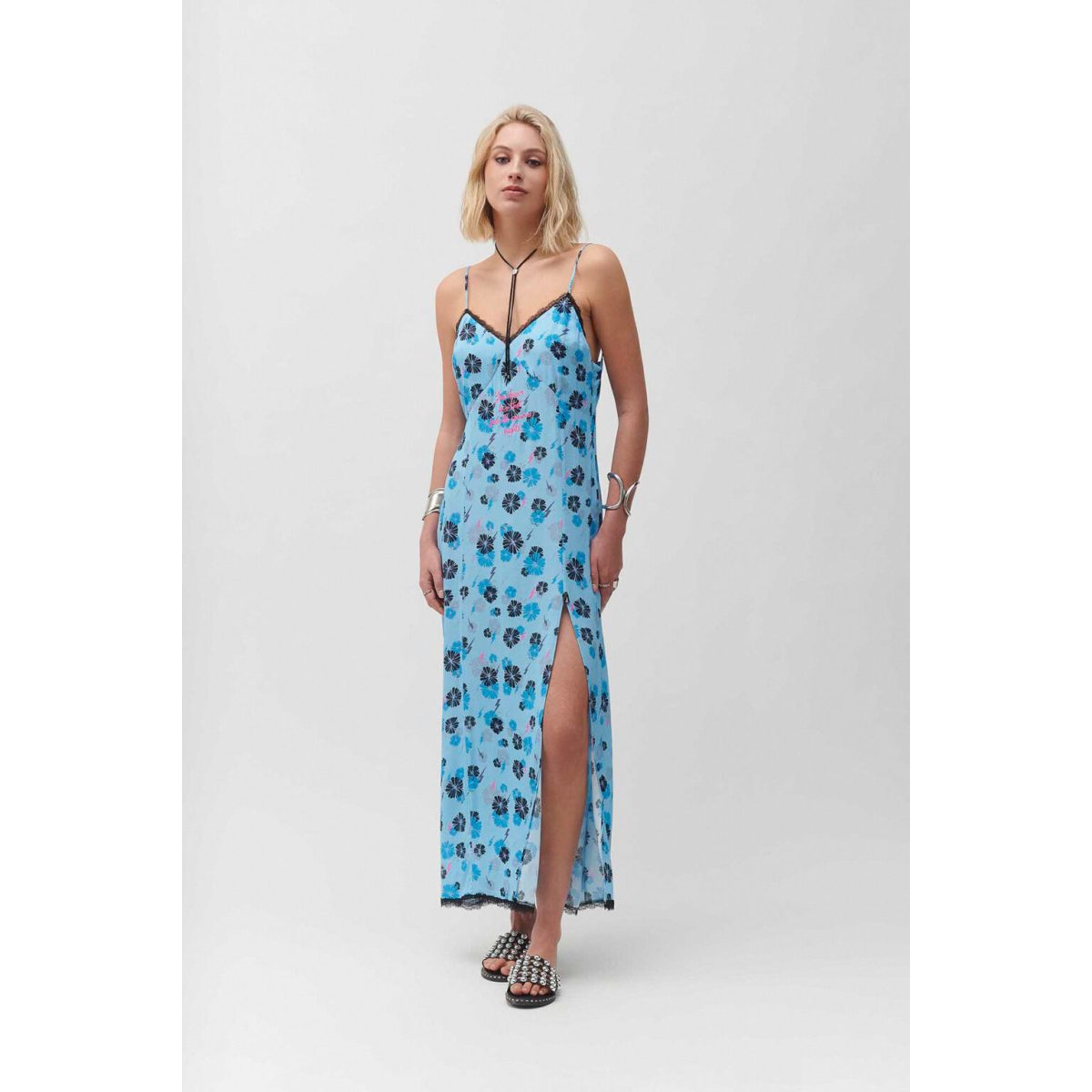 Cloud9byL • Siouxsie Dress • Baby Blue Floral - Image 3