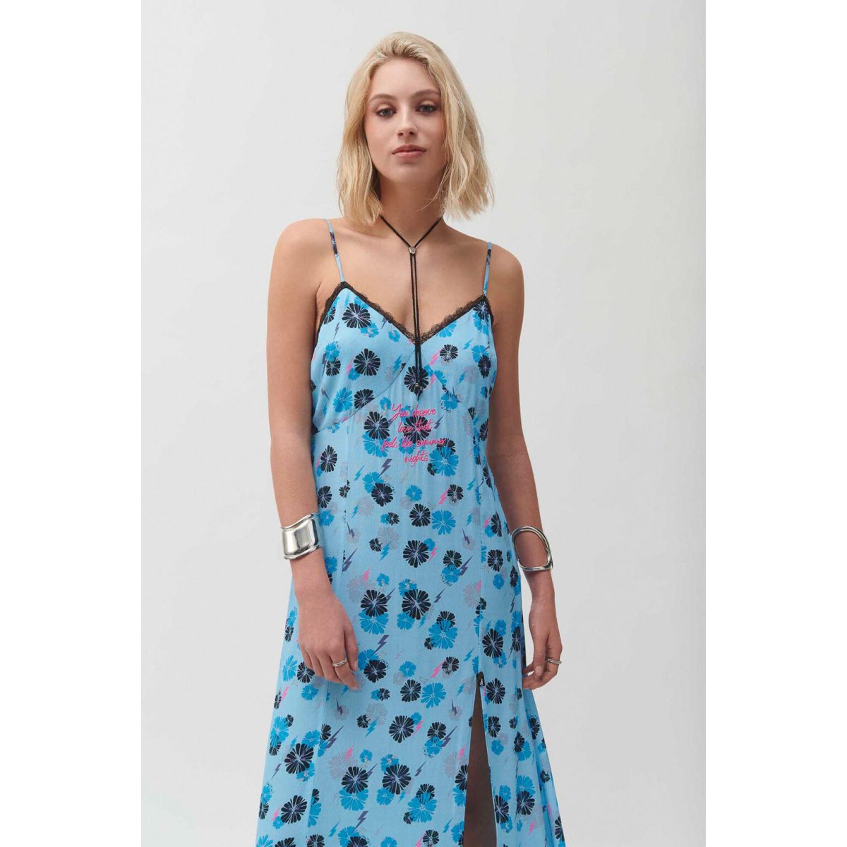 Cloud9byL • Siouxsie Dress • Baby Blue Floral - Image 2