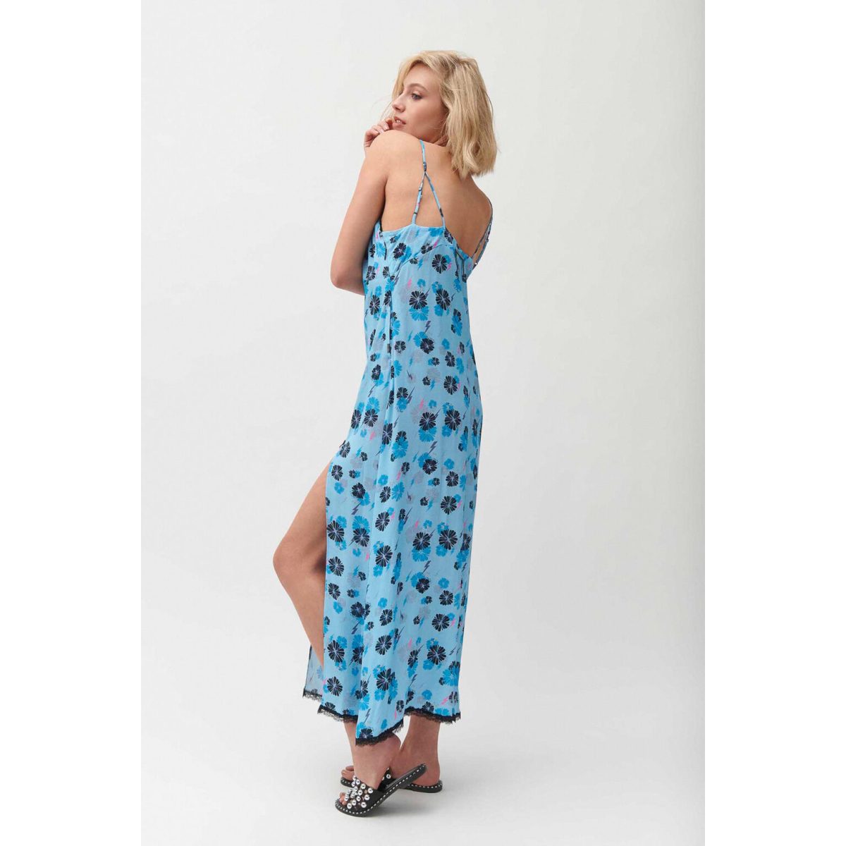 Cloud9byL • Siouxsie Dress • Baby Blue Floral - Image 4