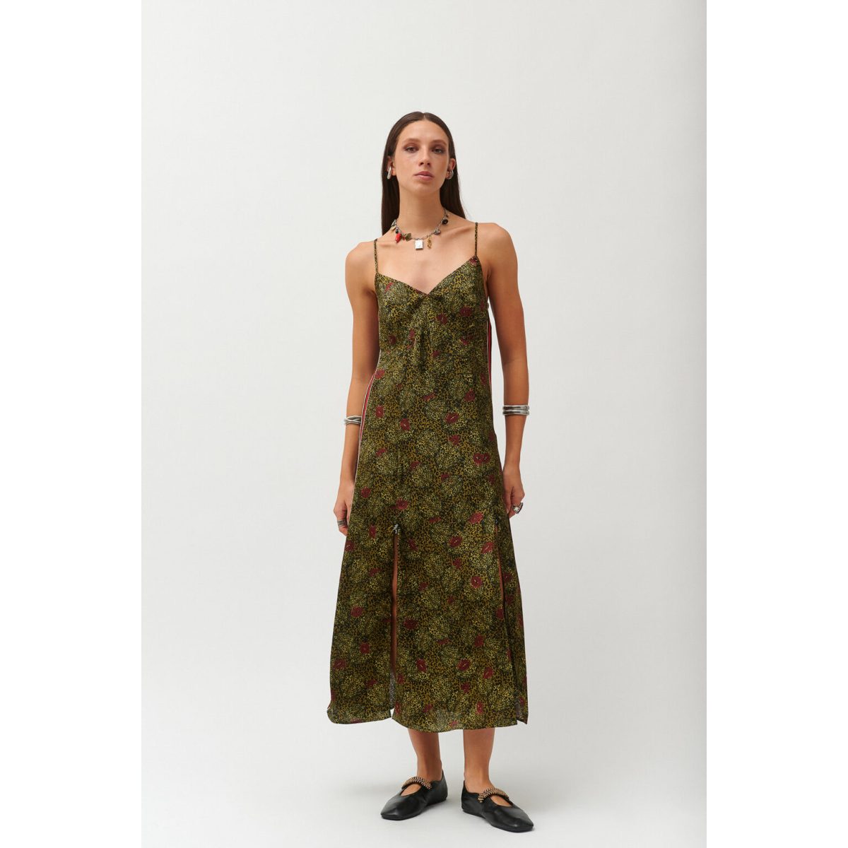 Cloud9byL • Elara Dress • Olive Green - Image 2
