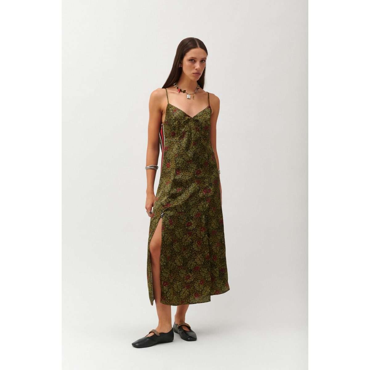 Cloud9byL • Elara Dress • Olive Green - Image 4