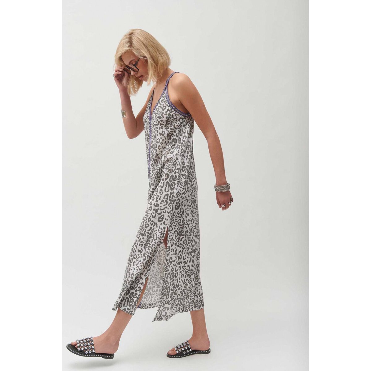 Cloud9byL • Iggy Dress • White Leopard - Image 2