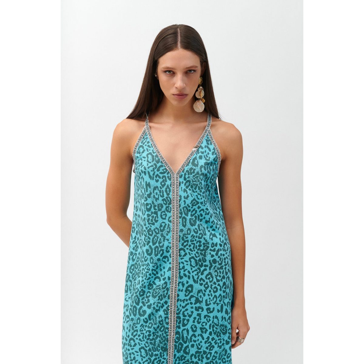 Cloud9byL • Audra Dress • Baby Blue Leopard - Image 4
