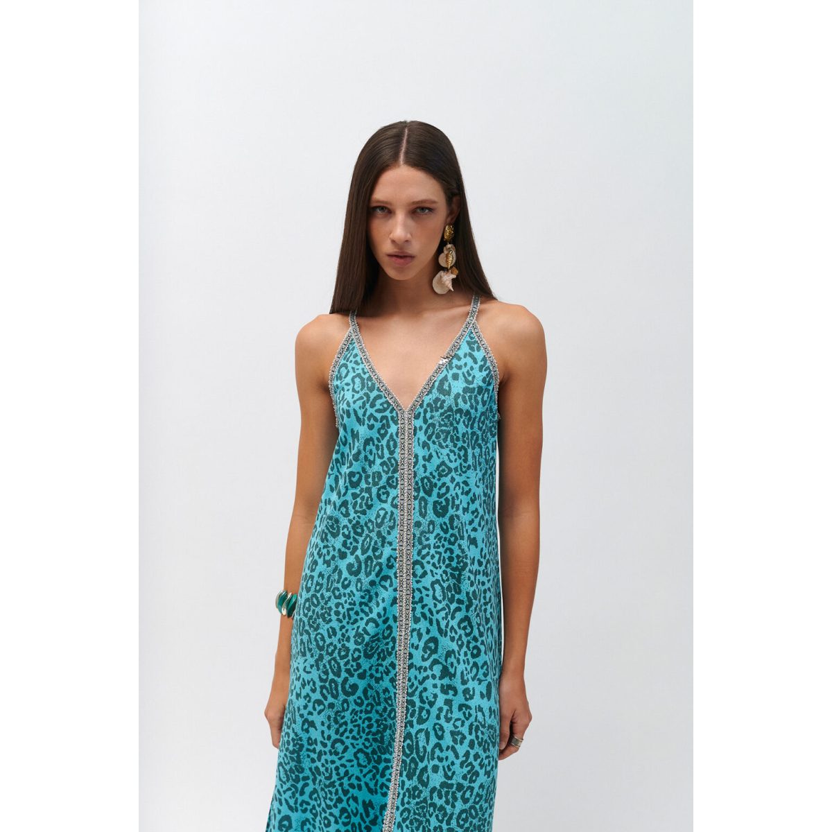 Cloud9byL • Audra Dress • Baby Blue Leopard - Image 6