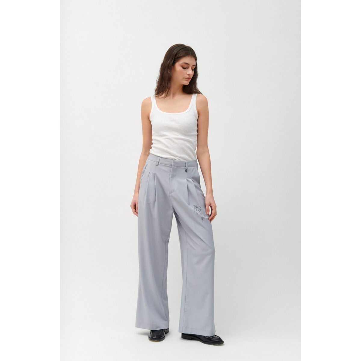 Cloud9byL • Iris Tailored Pants • Light Grey - Image 6