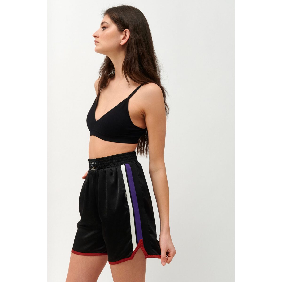 Cloud9byL • Dylan Satin Shorts • Black - Image 2