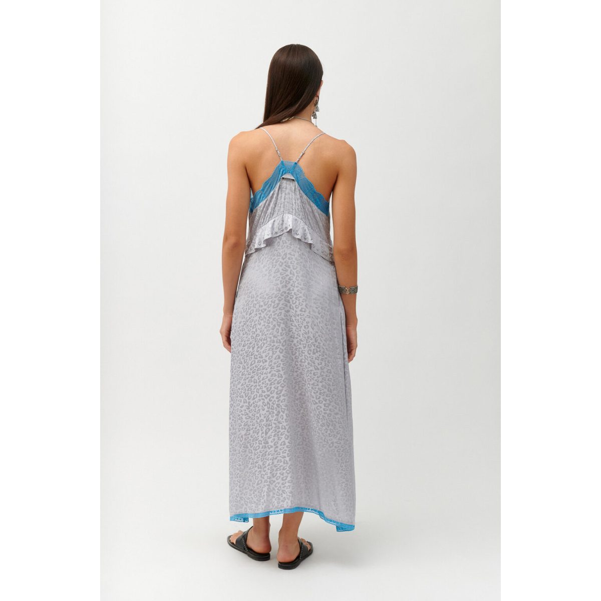 Cloud9byL • Eden Dress • Light Grey Leopard - Image 6