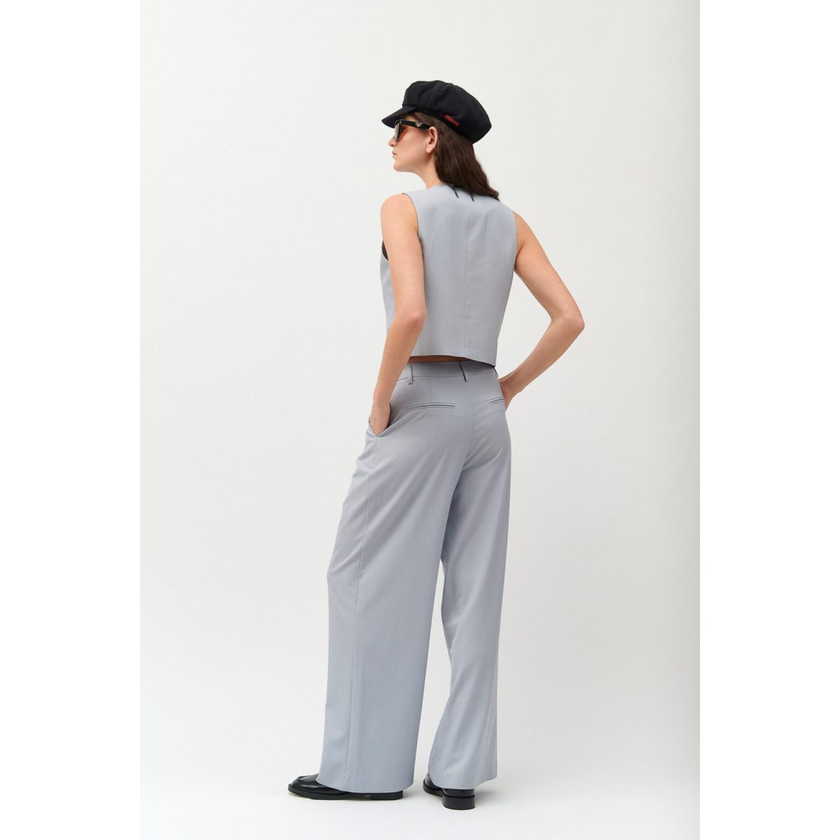 Cloud9byL • Savannah Tailored Vest • Light Grey - Image 6