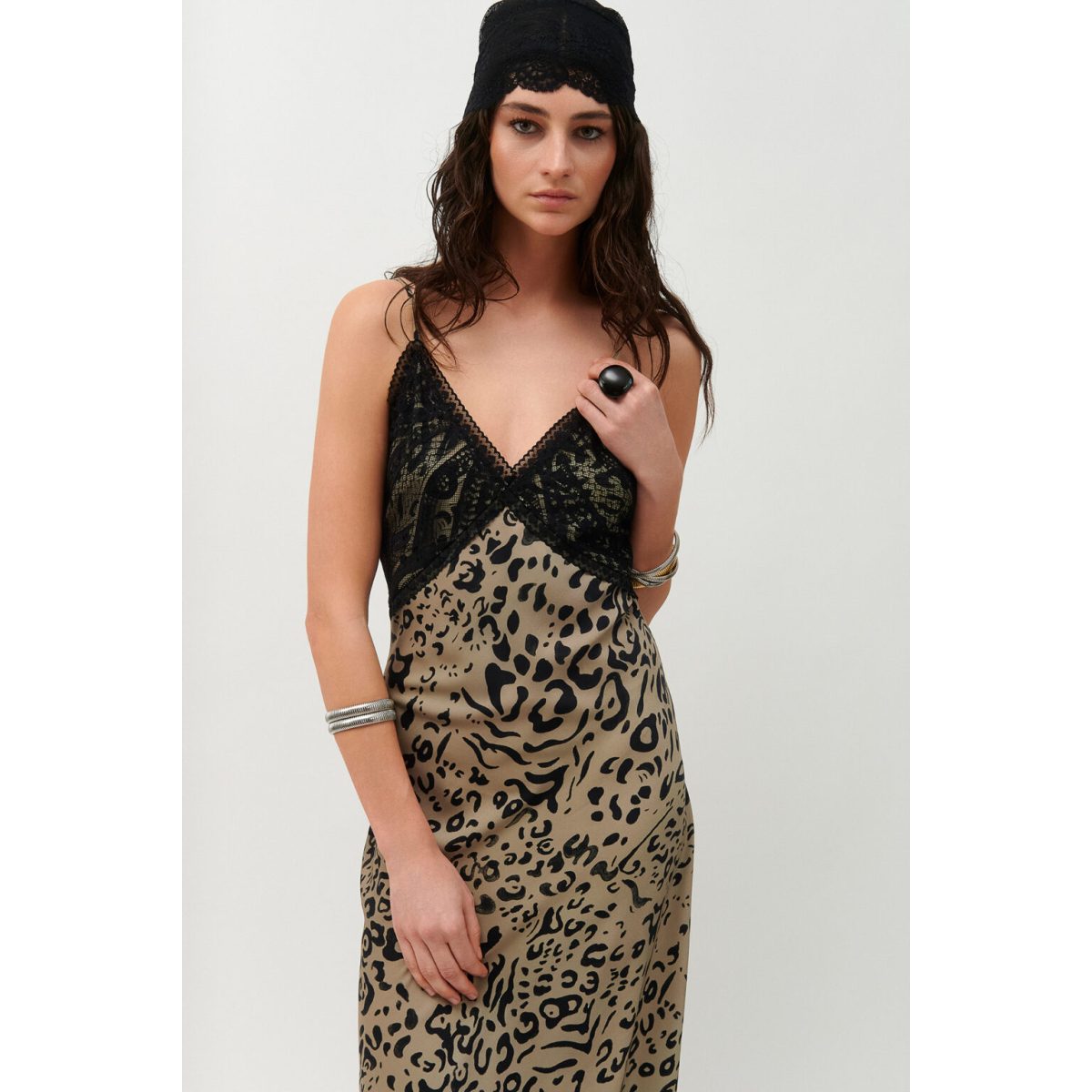 Cloud9byL • Jagger Dress • Leopard Green Black - Image 3