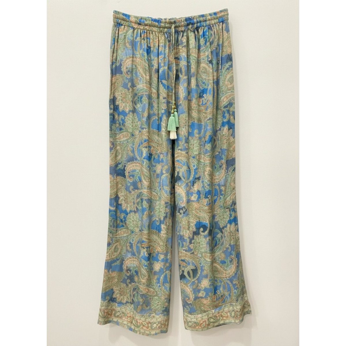 Pahiesa Formentera • Silk Collection • Co-ord Set • Skyblue Gold Green - Image 4