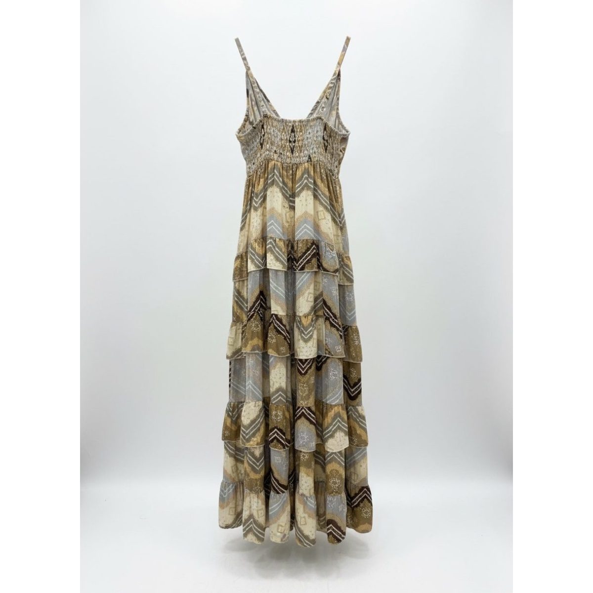 Pahiesa Formentera • Silk Collection • Long Dress • Gold Lilac Brown - Image 2